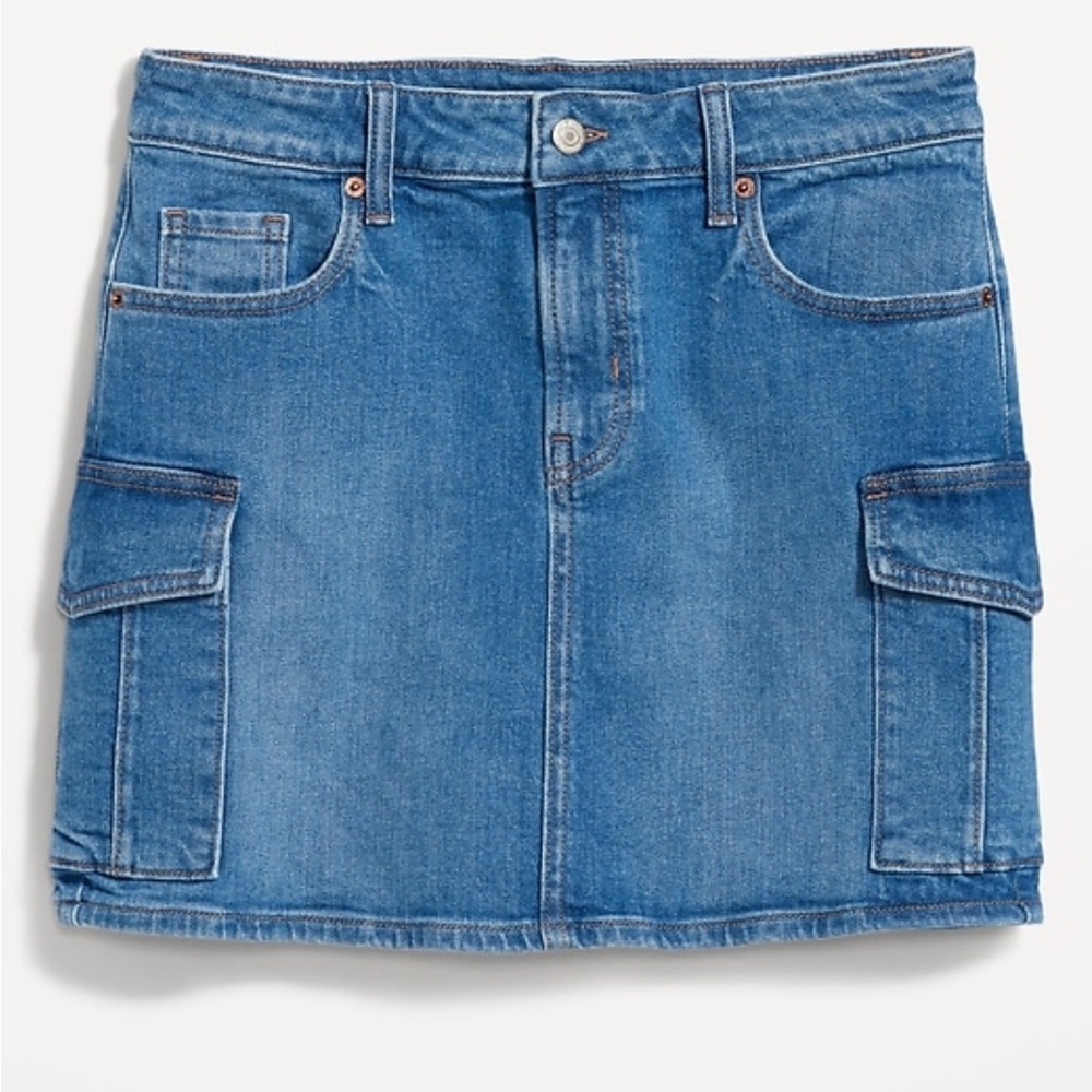 Old Navy mid rise OG Jean mini skirt
